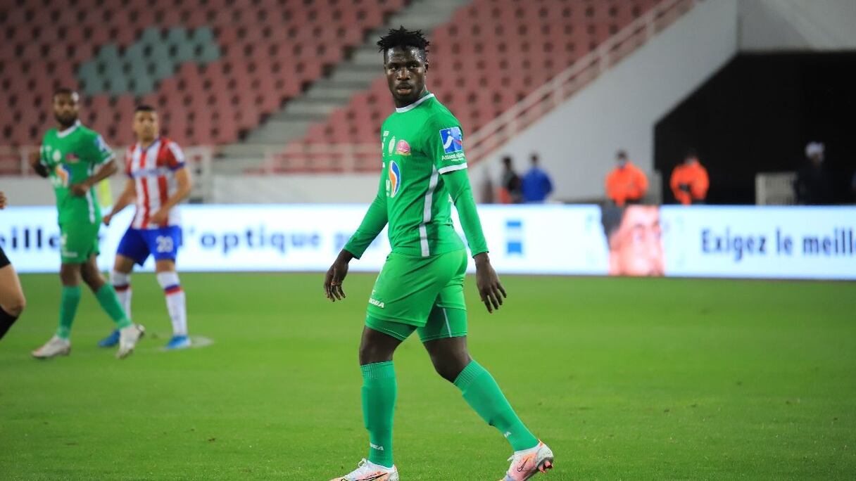 Ben Malango, attaquant du Raja de Casablanca.