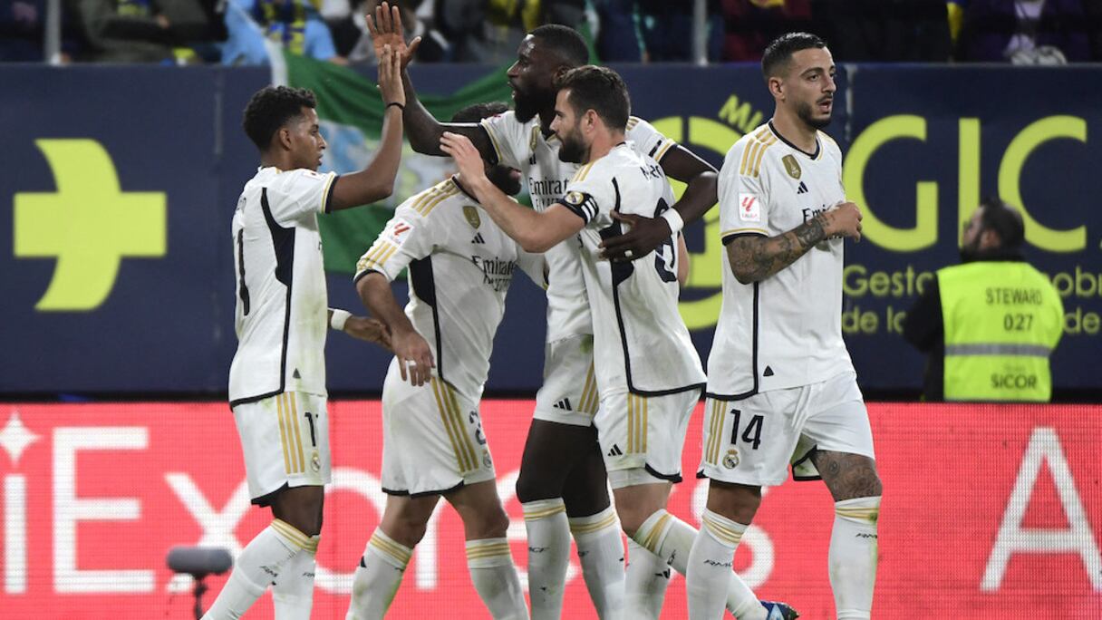 Les joueurs du Real Madrid.