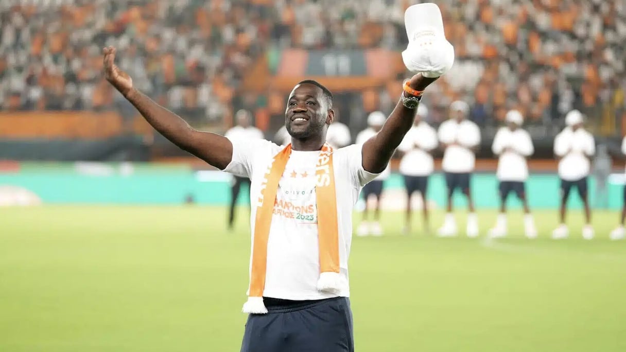 Emerse Faé, sélectionneur de la Côte d'Ivoire.