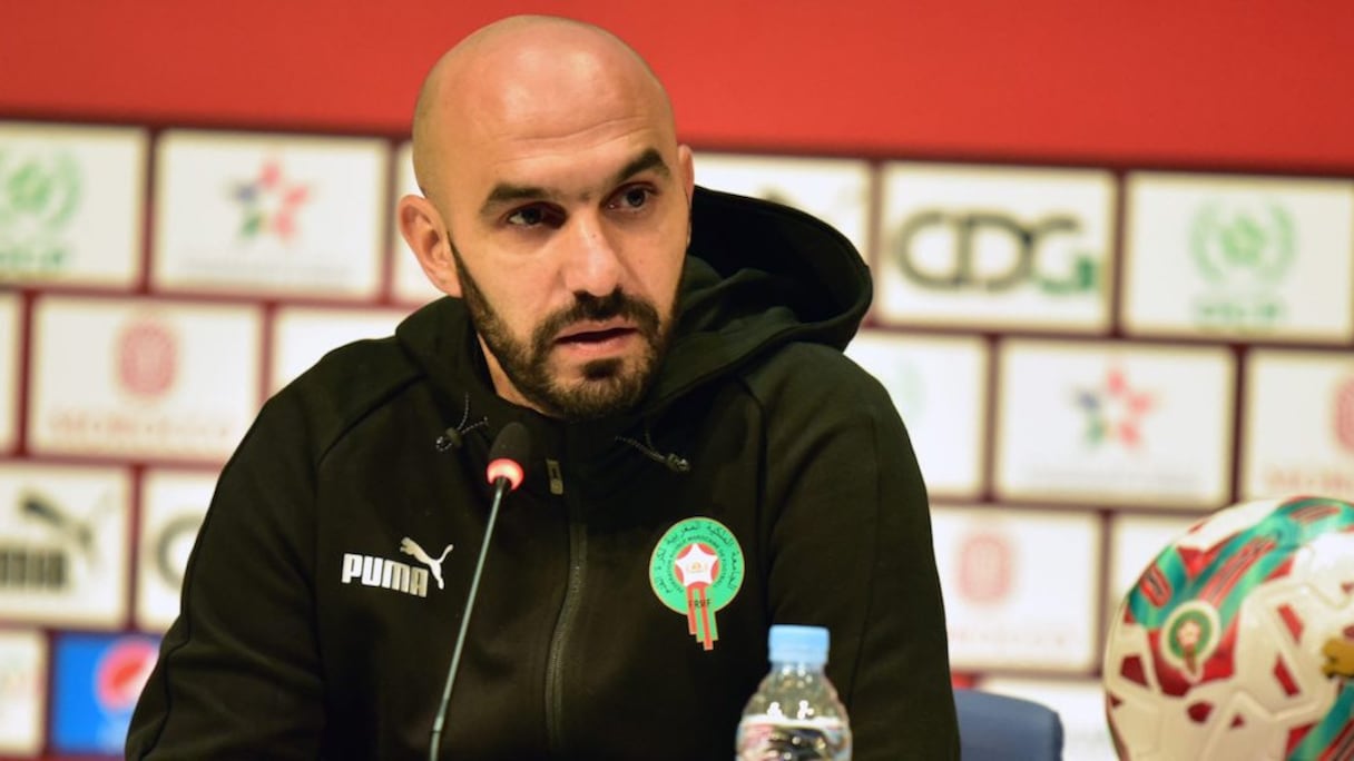 Le sélectionneur national Walid Regragui.