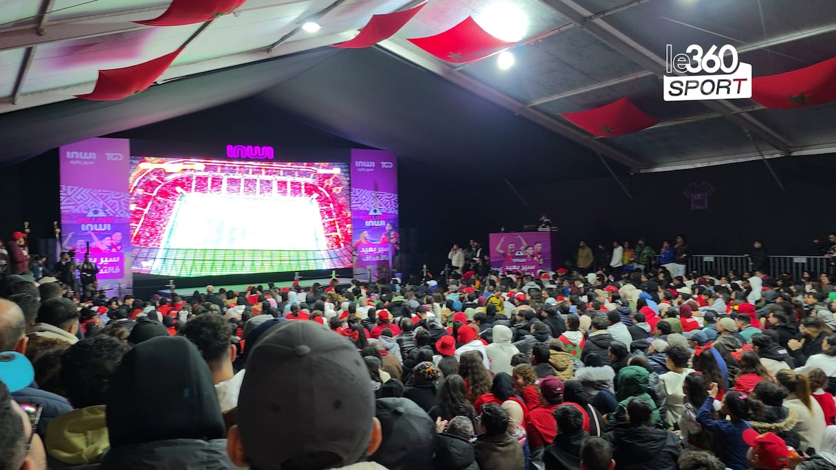 CAN 2025: À Casablanca, la Fanzone Inwi Village au cœur de la ferveur des Lions de l’Atlas