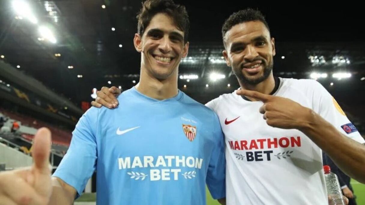 Les Lions de l'Atlas Yassine Bounou et Youssef En-Nesyri au FC Séville.