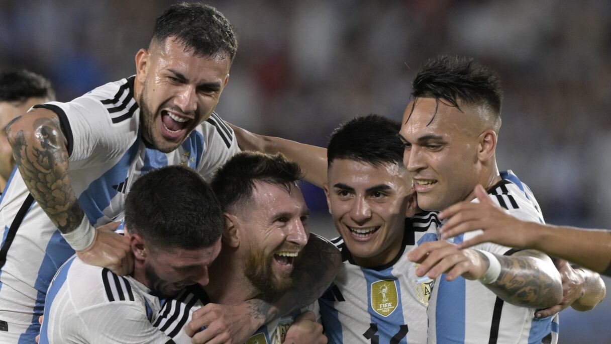 L'équipe nationale argentine contre le Panama, le jeudi 23 mars 2023.
