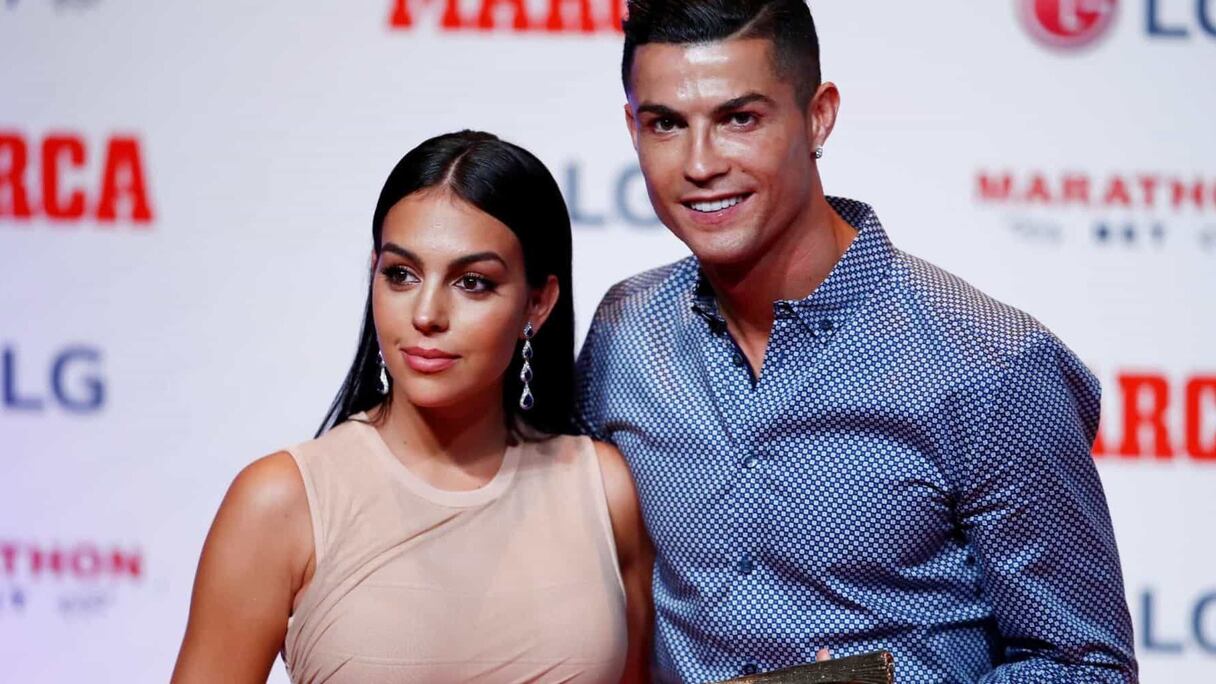 Cristiano Ronaldo et sa compagne, Georgina Rodriguez.