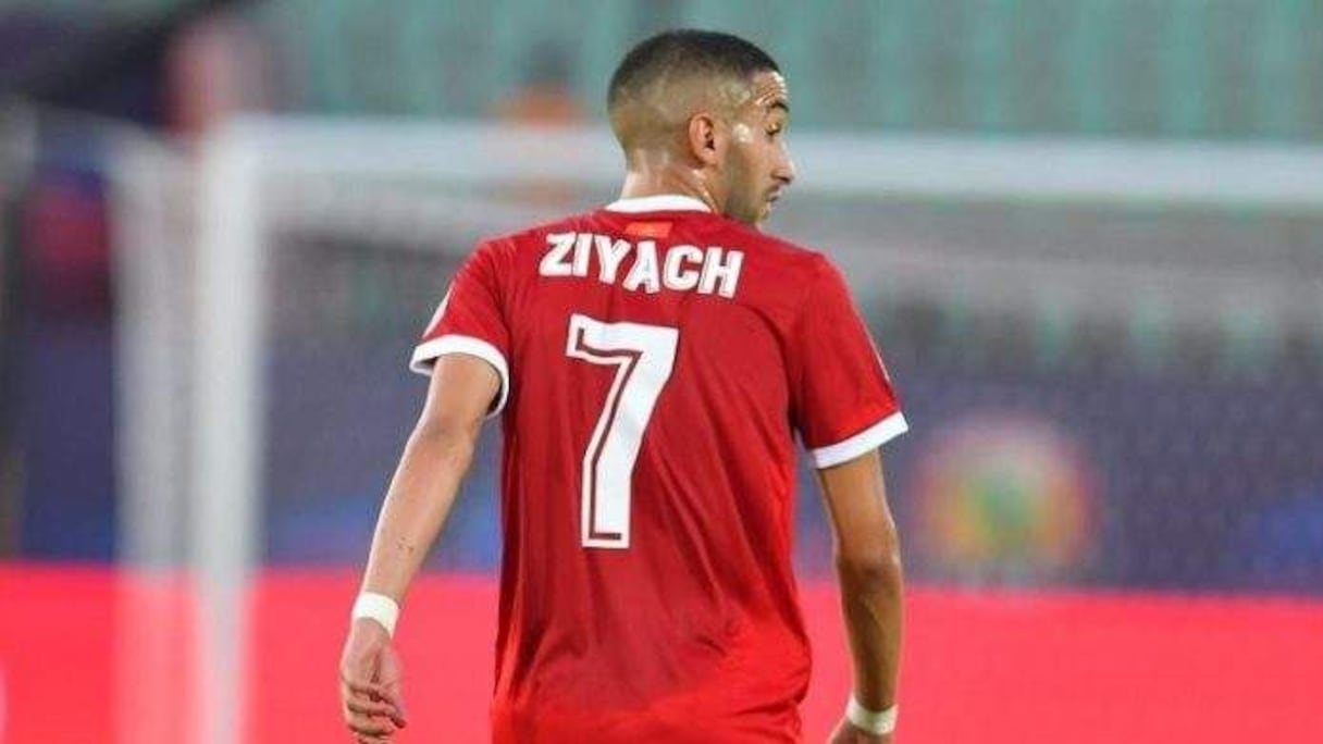 Hakim Ziyech contre la République Centrafricaine, le 13 novembre 2020.