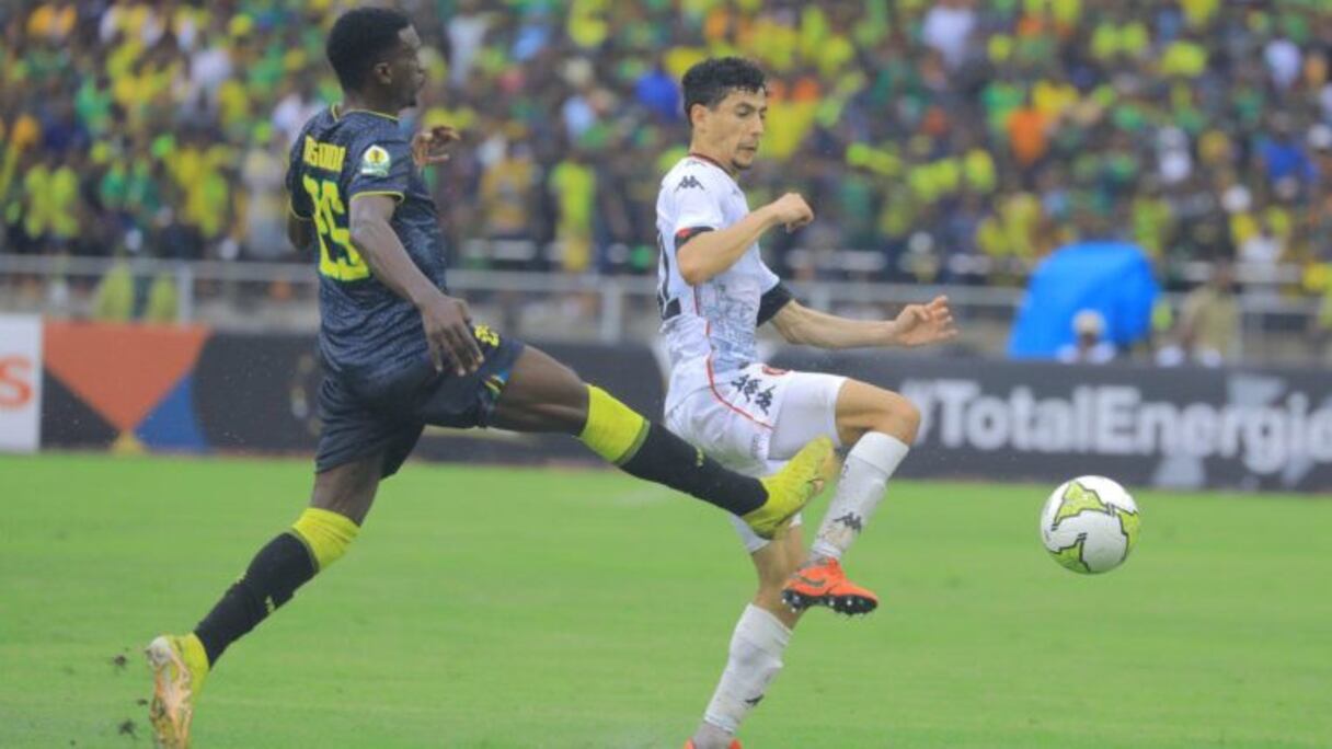 Phase de jeu de la finale aller Young Africans-USM Alger