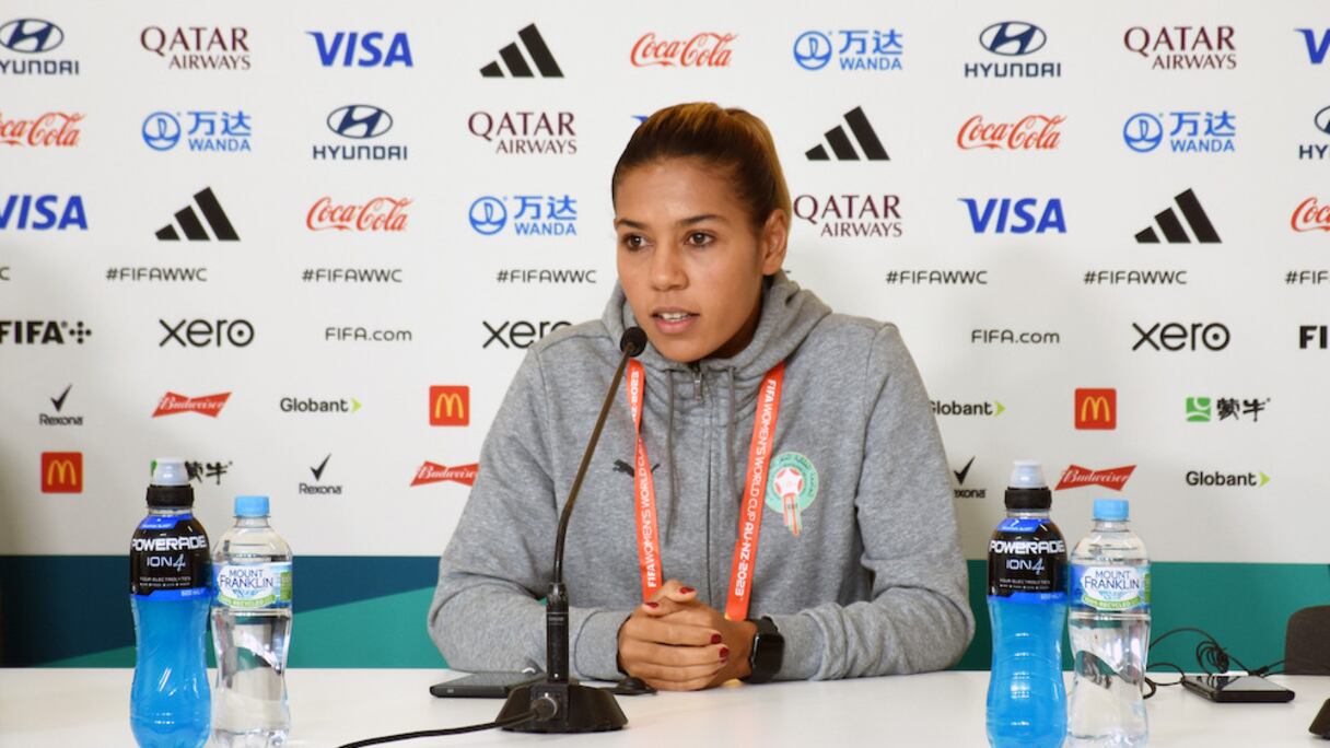 Ghizlane Chebbak, capitaine des Lionnes de l'Atlas.