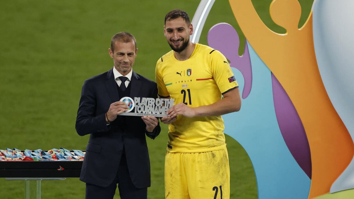 Gianluigi Donnarumma, gardien de la sélection italienne.