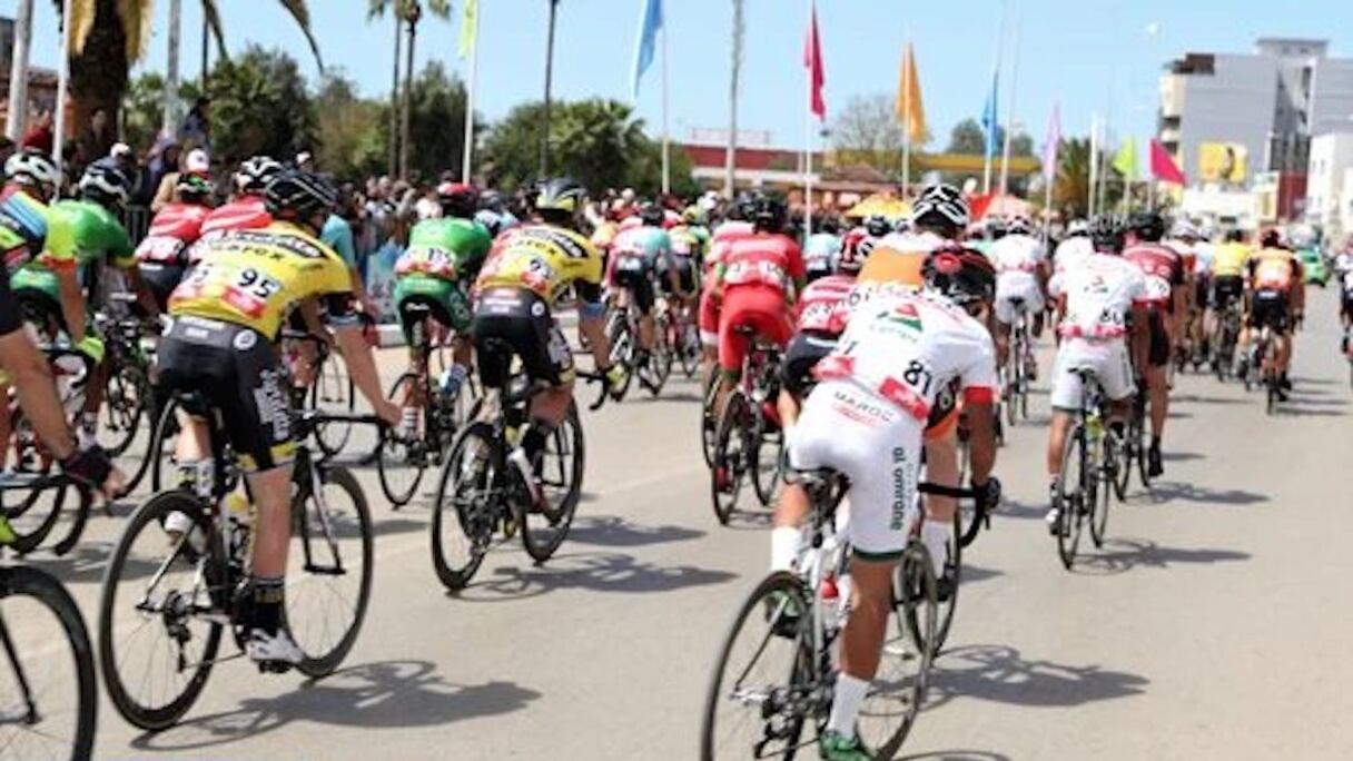 Le Tour du Maroc cycliste.