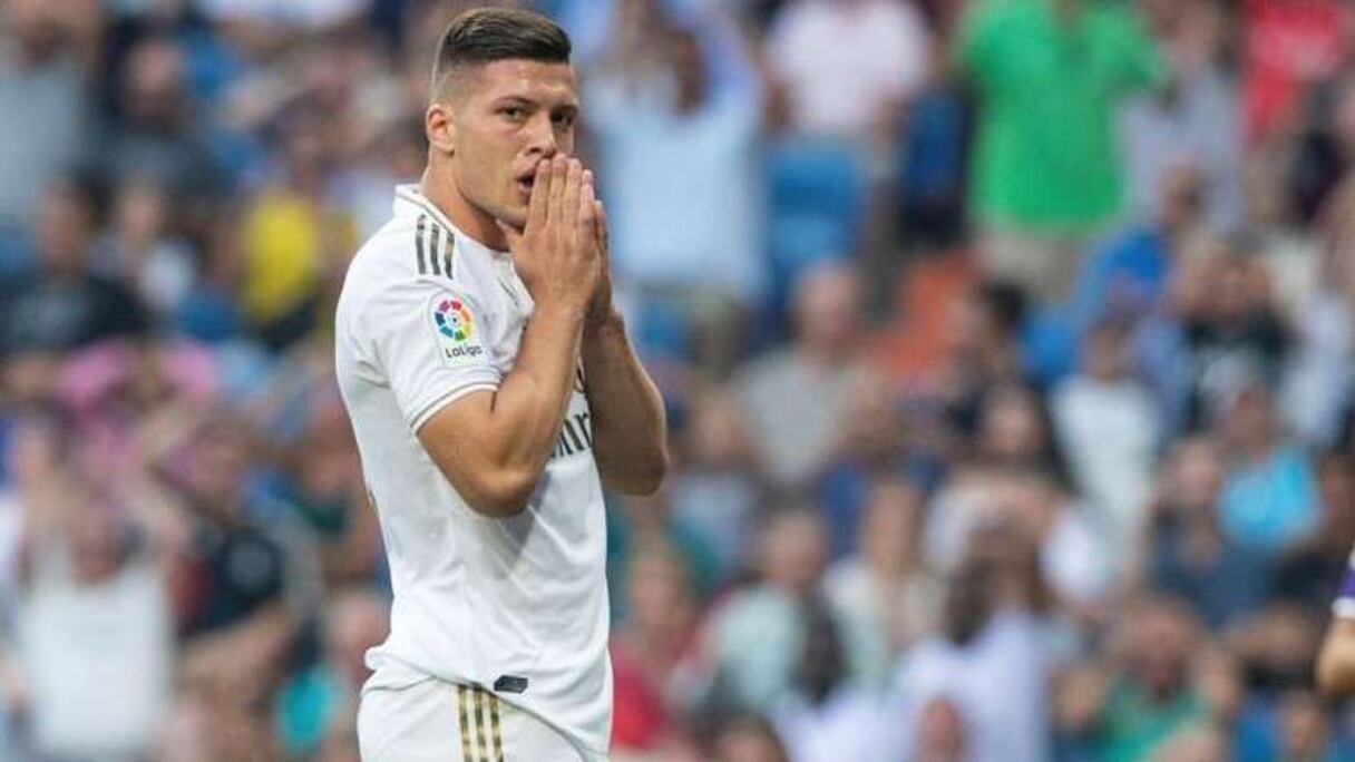 Le jeune attaquant du Real Madrid, Luka Jovic.