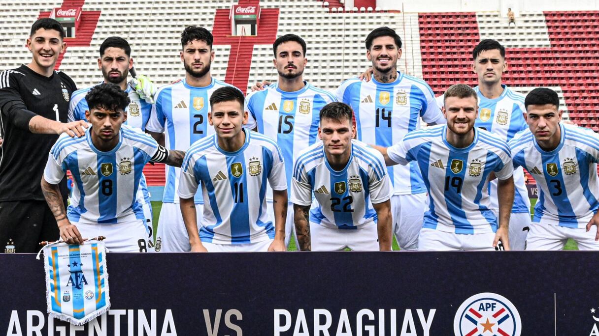 Lors de la victoire écrasante de l'Argentine U23 contre Paraguay U23 (4-0), en match amical
