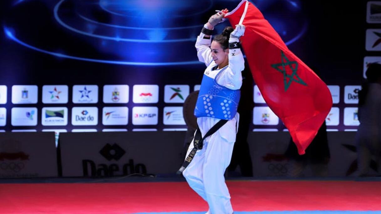 Nada Laaraj, championne marocaine de de taekwondo.