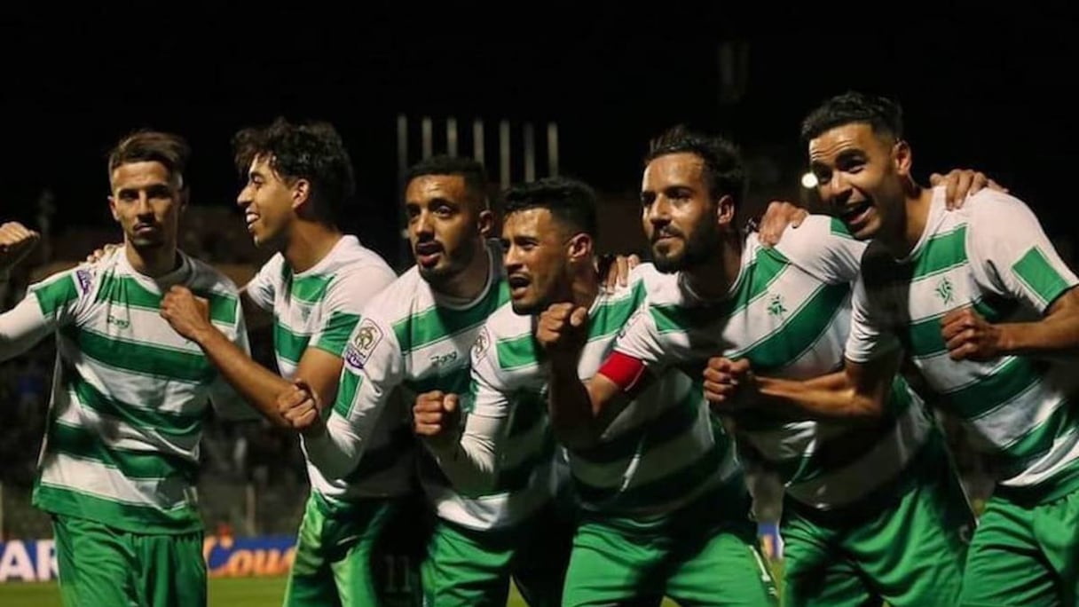 Les joueurs du Mouloudia d'Oujda.