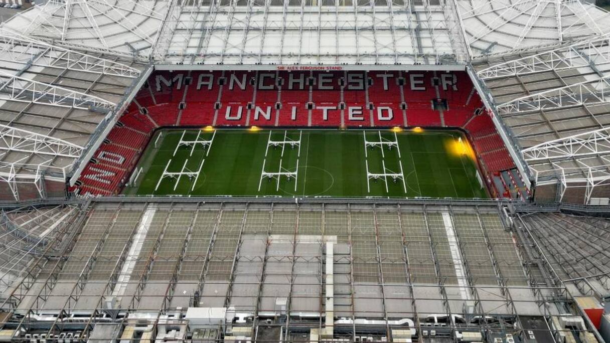 Le stade de Manchester United, Old Trafford.