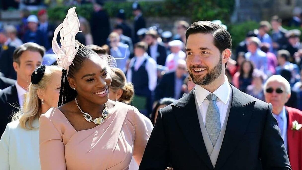 Serena Williams et son mari Alexis Ohanian.
