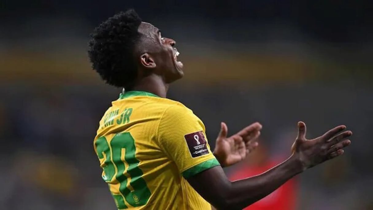 Vinicius Junior avec le Brésil.