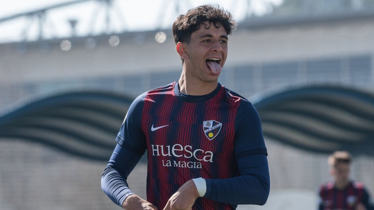 Aymane Arguigue, joueur de Huesca B