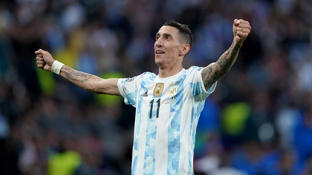 Angel Di Maria avec l'Argentine.