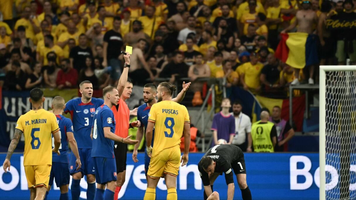 Roumanie-Slovaquie, match de la troisième journée de la phase de poules de l'Euro 2024 disputé le 26 juin.