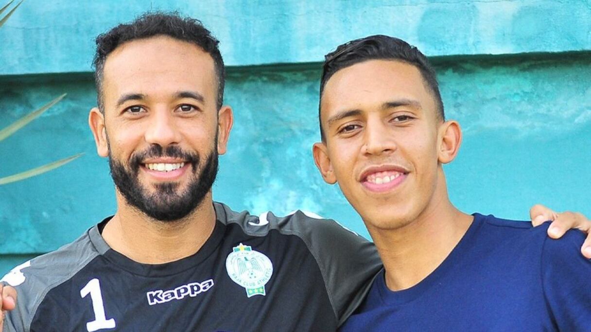 Belles retrouvailles entre Anas Zniti et Soufiane Rahimi.