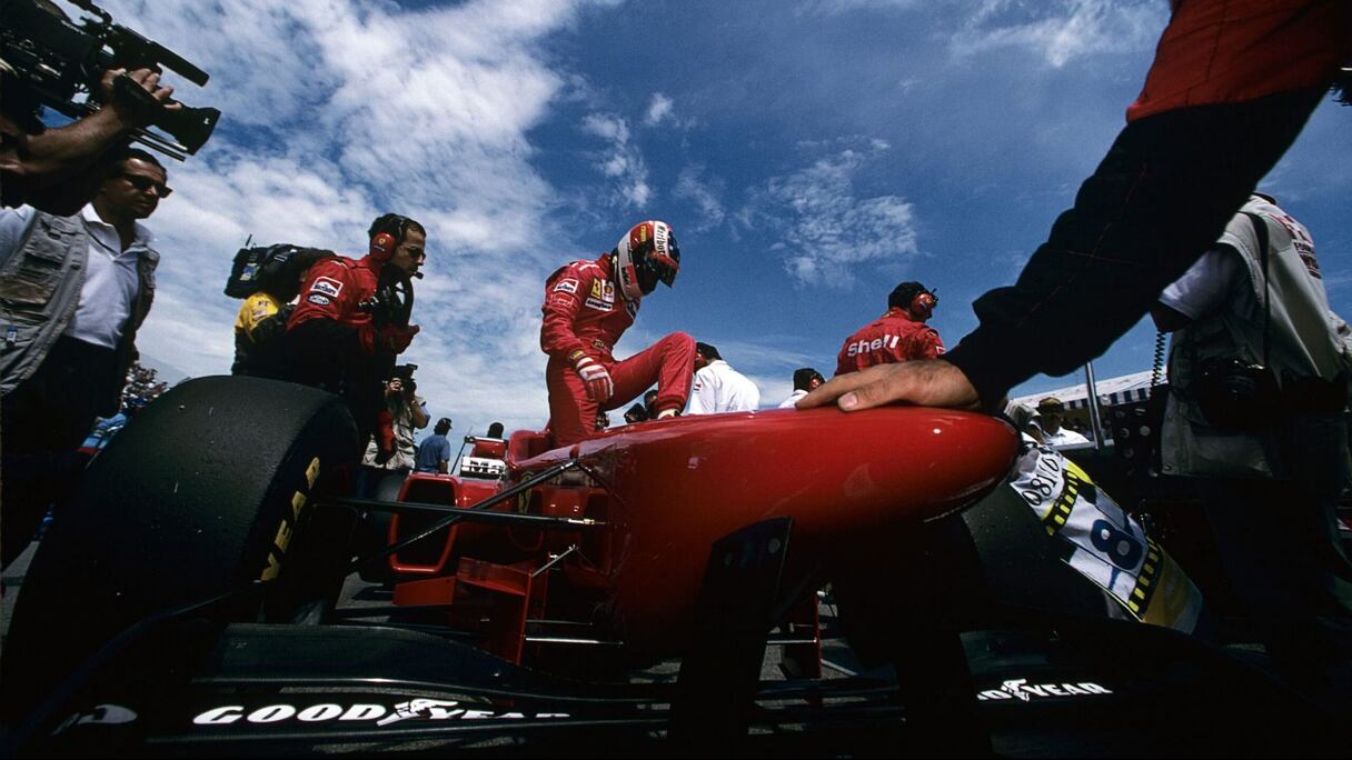 Michael Schumacher au GP de Canada, le 16 juin 1996.