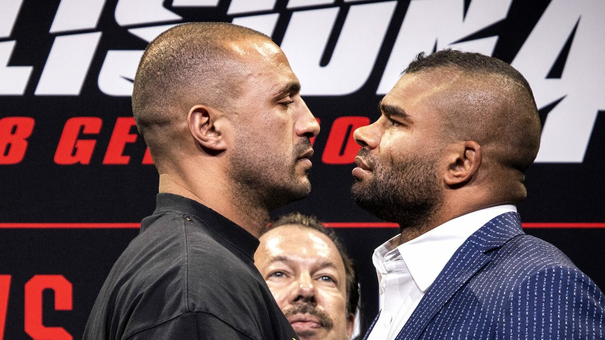 Badr Hari et Alistair Overeem.