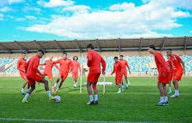 lions de l'Atlas entraînement éliminatoires CAN 2027