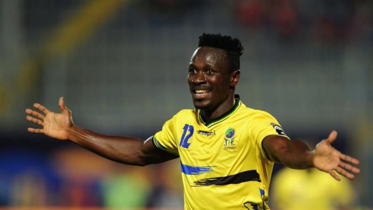 Simon Msuvan, international tanzanien du Wydad de Casablanca.