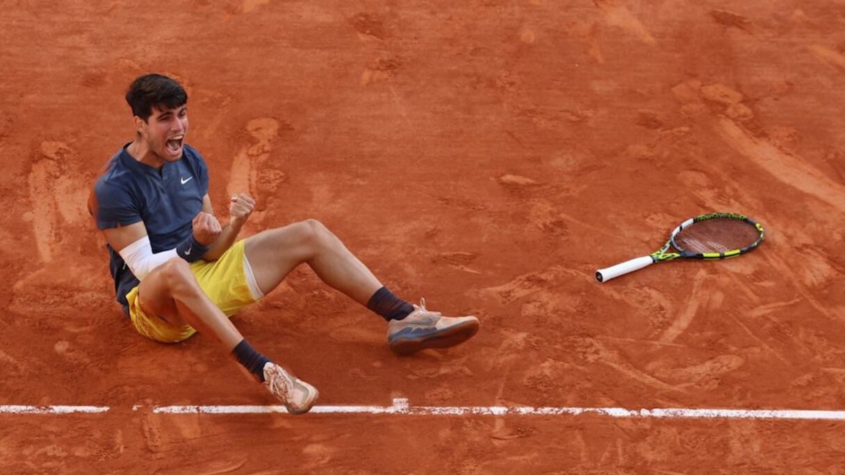 Carlos Alcaraz a remporté le tournoi de Roland-Garros, le dimanche 9 juin 2024.