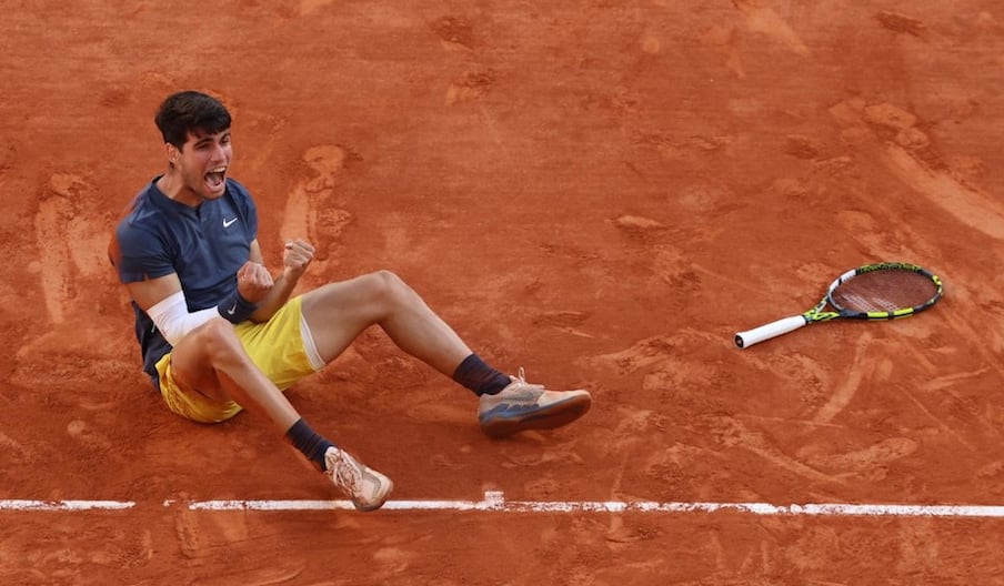Carlos Alcaraz a remporté le tournoi de Roland-Garros, le dimanche 9 juin 2024.