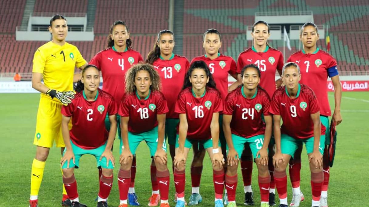 Le onze des Lionnes de l'Atlas.