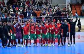 Sacre de l'équipe nationale de futsal