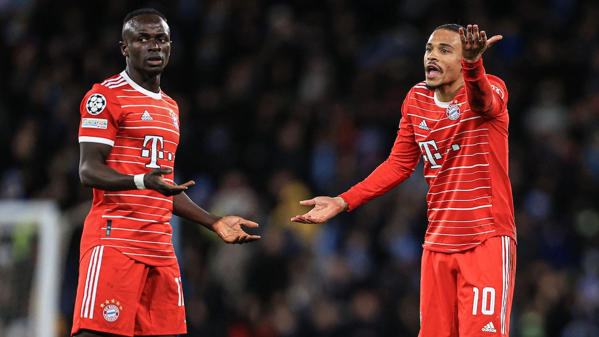 Leroy Sané et Sadio Mané.