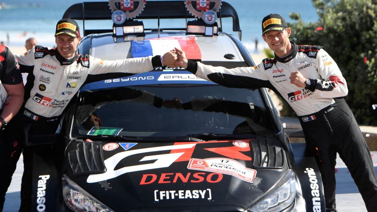 Sébastien Ogier et son copilote Vincent Landais