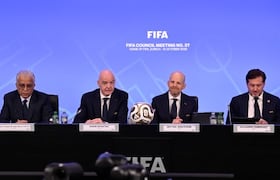 Gianni Infantino lors du 37e conseil de la FIFA