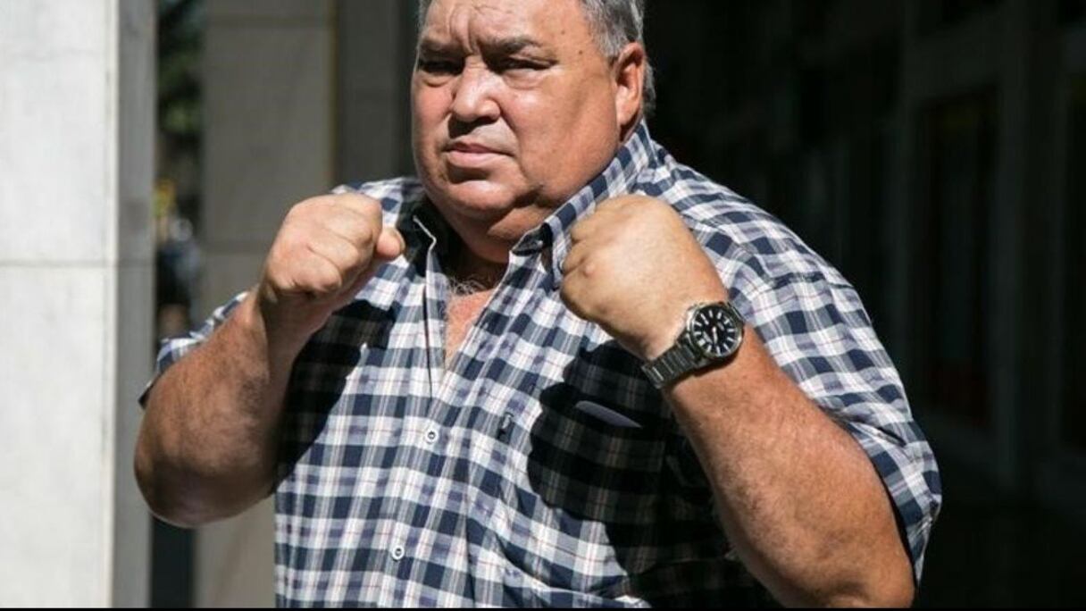 L'ex-champion argentin de boxe, Juan Domingo Roldan.