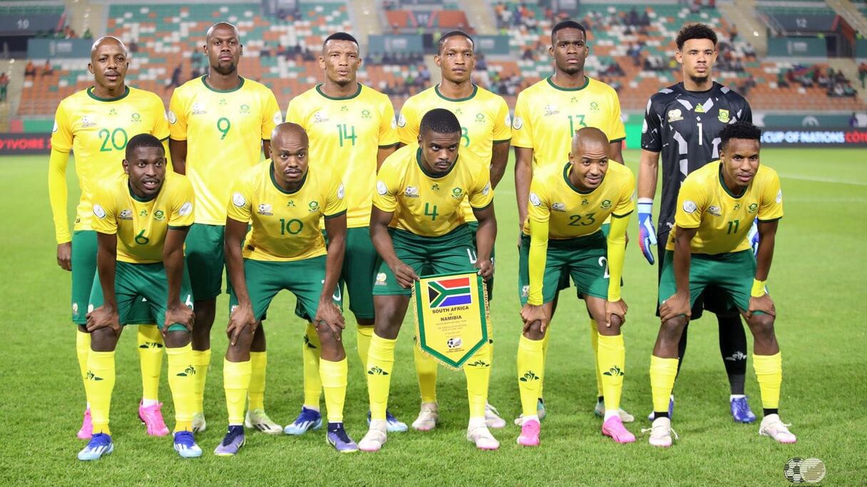 L'équipe sud-africaine de football.