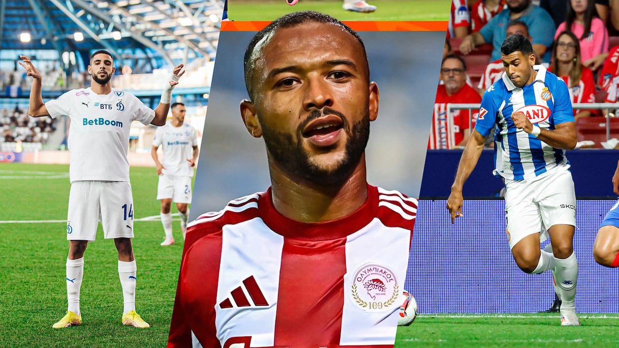 El Mehdi Maouhoub, Ayoub El Kaabi et Walid Cheddira.