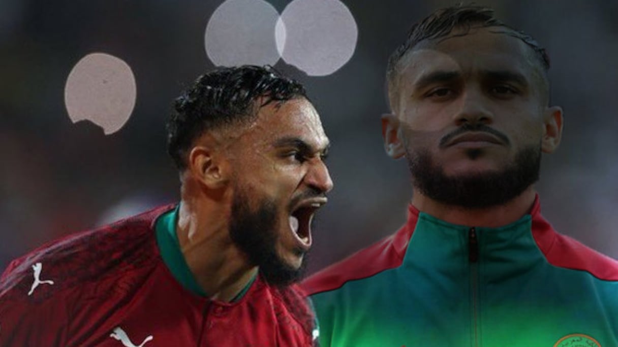 Soufiane Boufal contre le Gabon, le 18 janvier 2022.