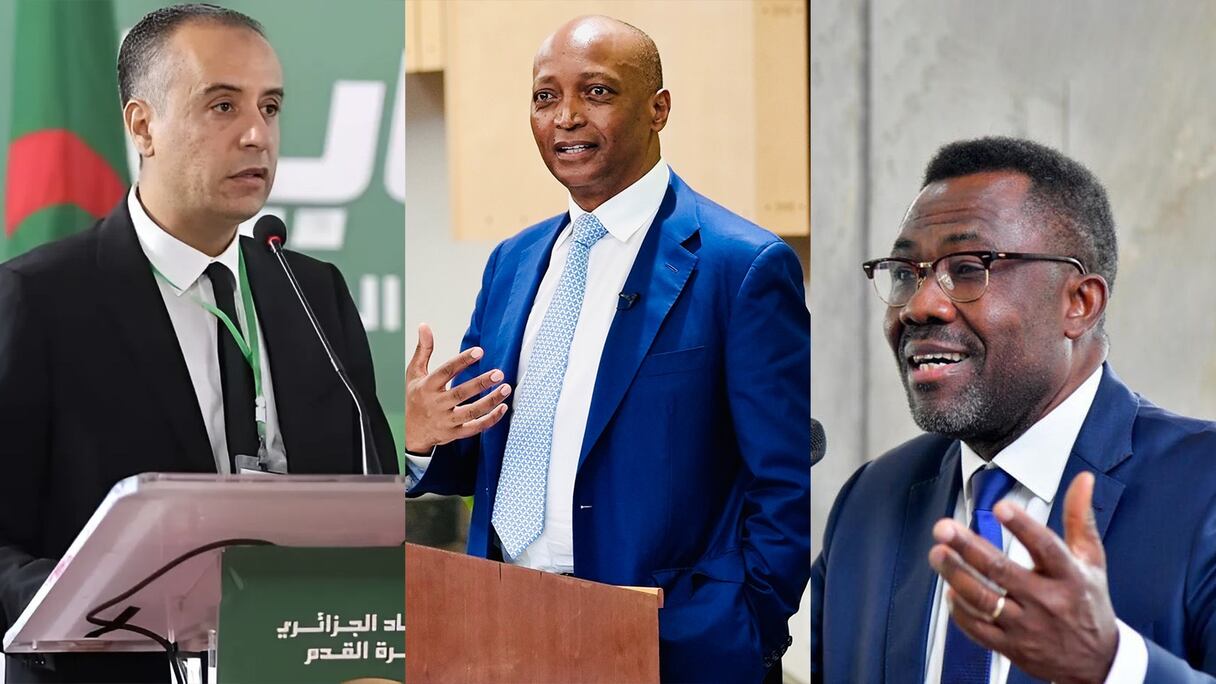 Walid Sadi, Patrice Motsepe, et Véron Mosengo-Omba