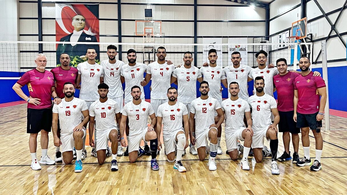 L'équipe nationale de Volleyball.