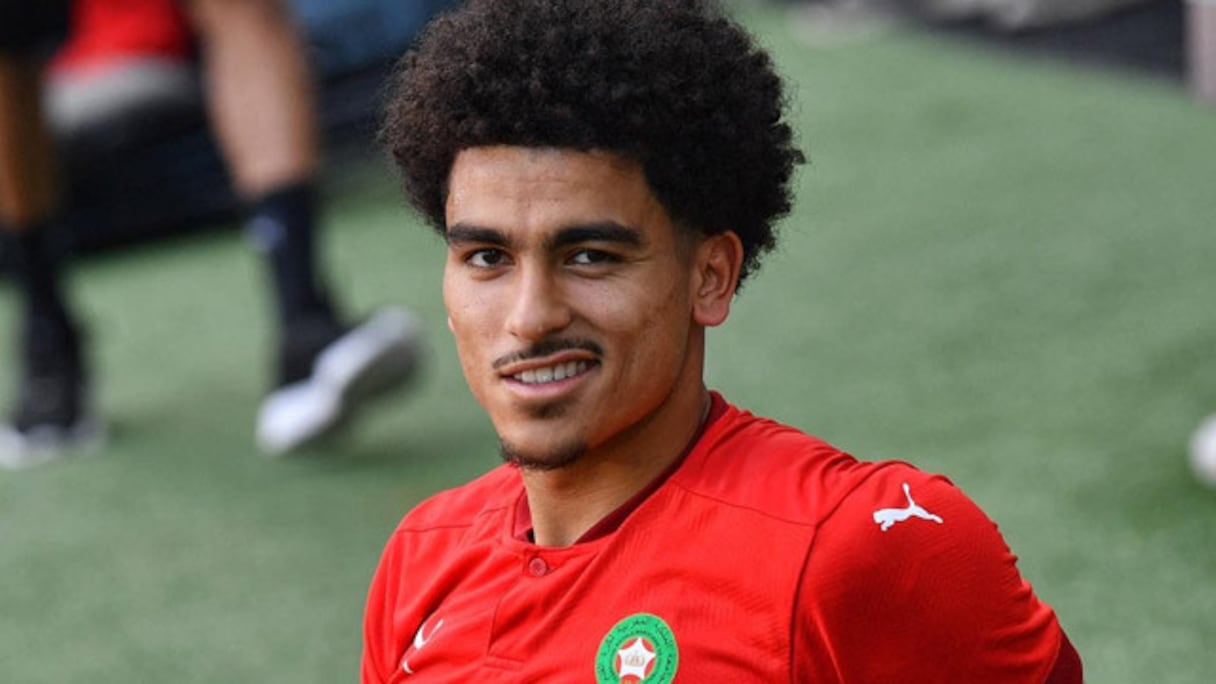 Zakaria Aboukhlal, international marocain du Toulouse FC.