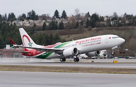 Un avion de la compagnie Royal Air Maroc.