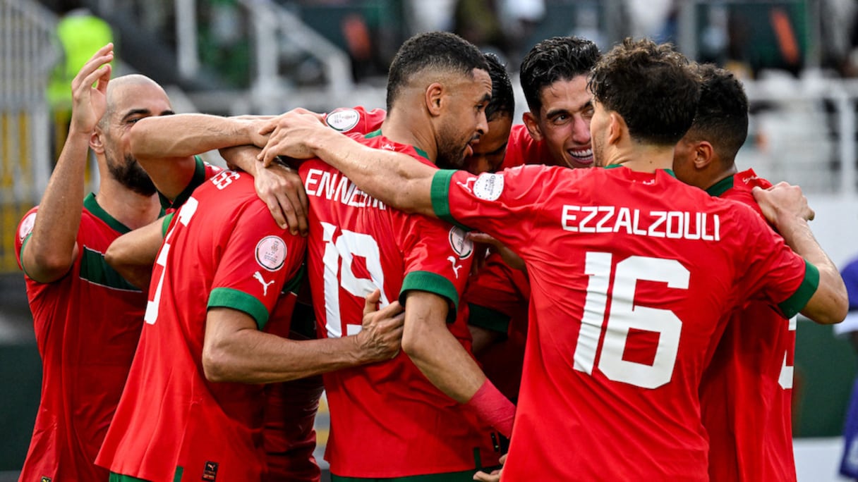 Lions de l'Atlas contre la Tanzanie, le mercredi 17 janvier 2024.