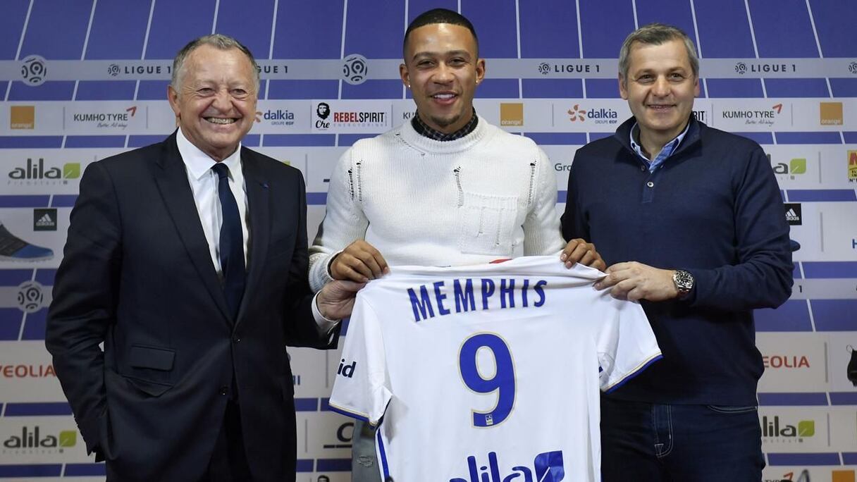 Memphis Depay, recruté à plus de 20 millions d'euros par l'OL