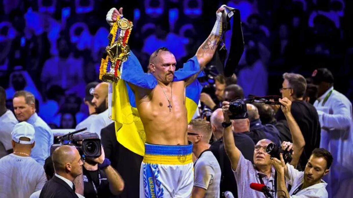 Le boxeur ukrainien Oleksandr Usyk.