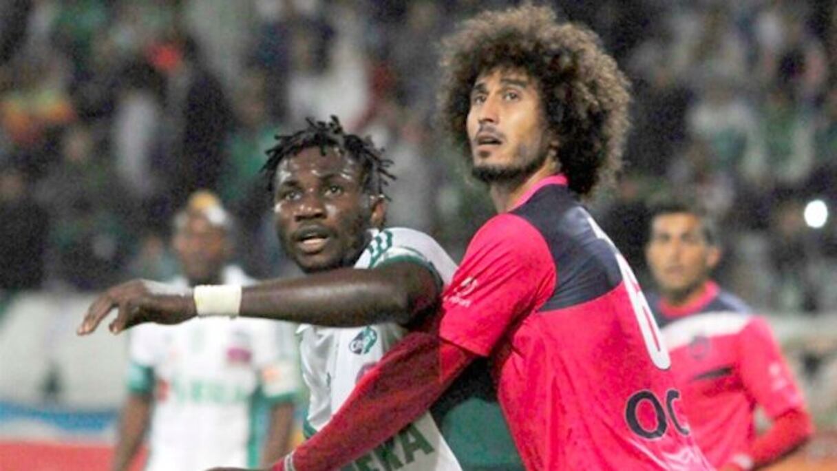 Avec son 1m90, Kamal Aït El Haj est très efficace dans le jeu aérien.