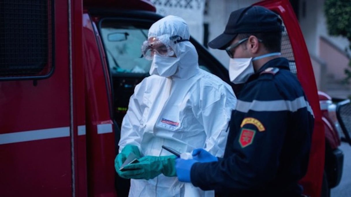 Les services de secours en première ligne dans la lutte que mène le Maroc contre la pandémie de Covid-19.