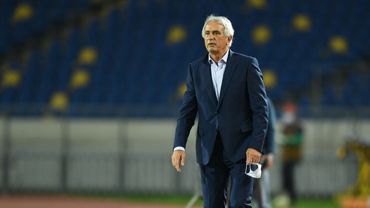 Vahid Halilhodzic et Achraf Hakimi contre la République Centrafricaine, le 13 novembre 2020.