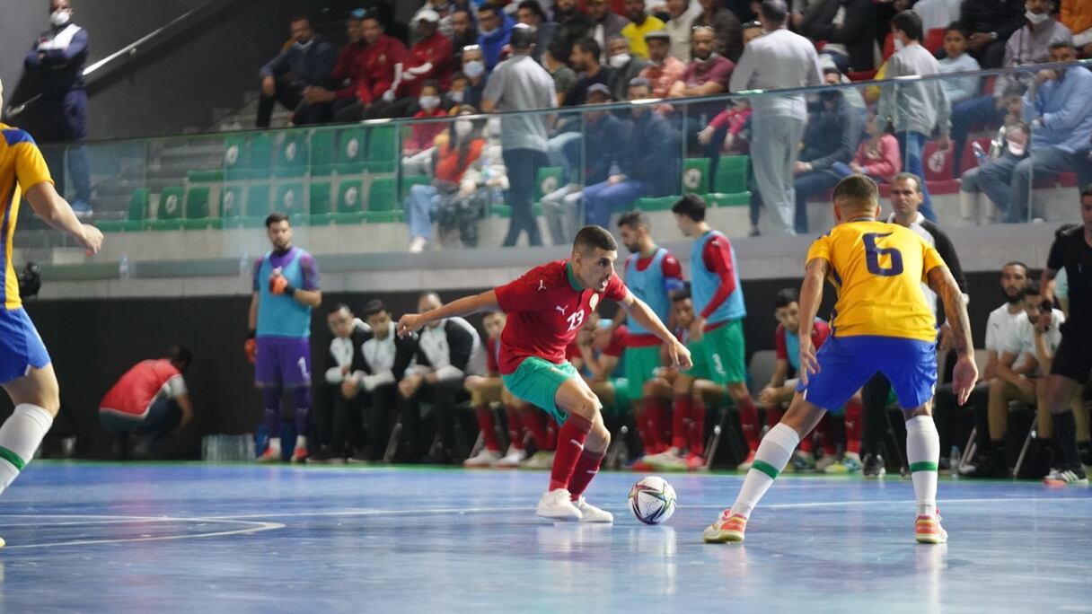 Une phase du Maroc-Brésil, mardi 16 novembre 2021.